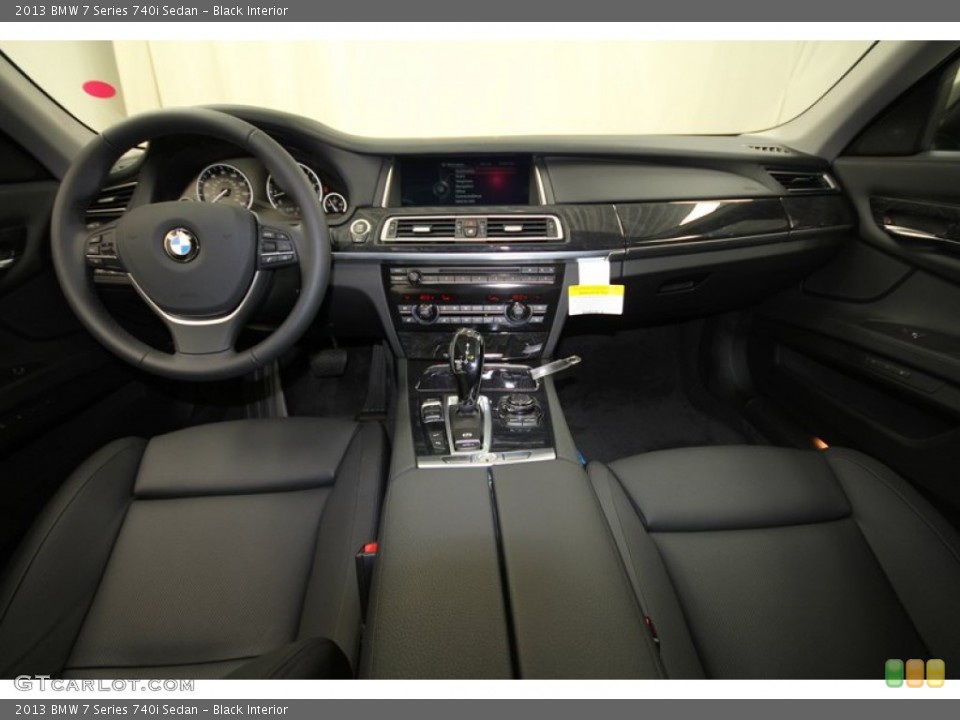 Black Interior Dashboard for the 2013 BMW 7 Series 740i Sedan #71553583