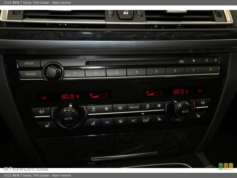 Black Interior Controls for the 2013 BMW 7 Series 740i Sedan #71553688