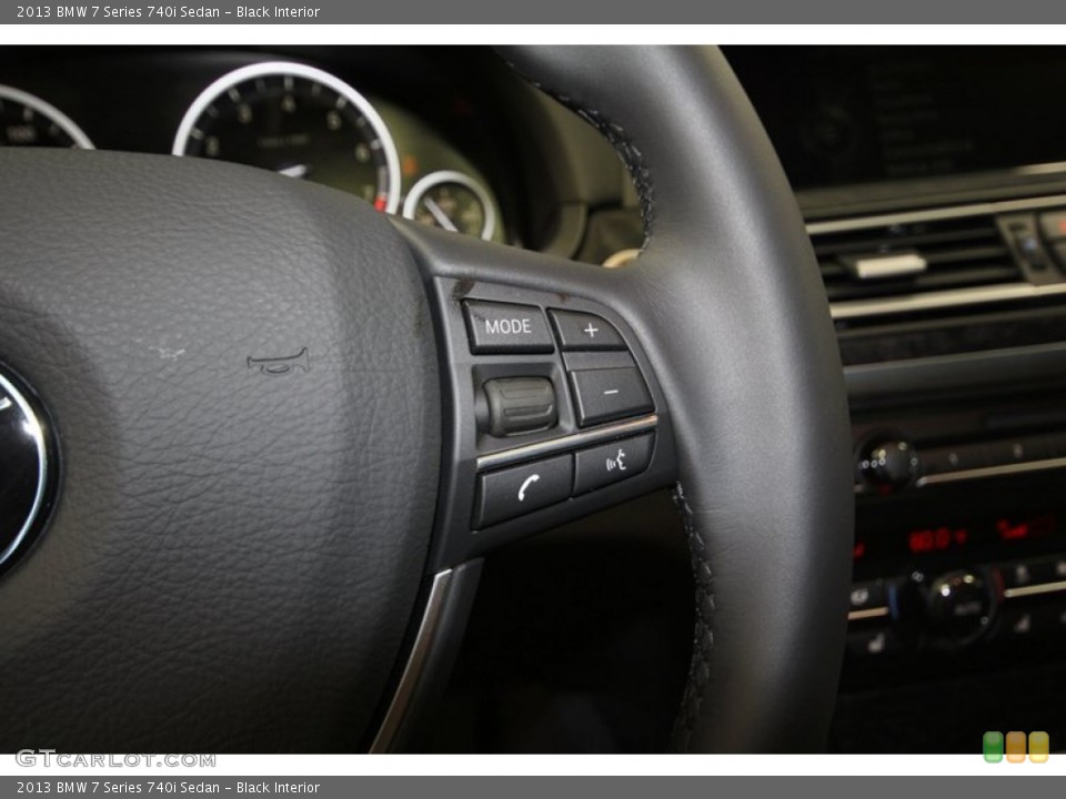 Black Interior Controls for the 2013 BMW 7 Series 740i Sedan #71553736