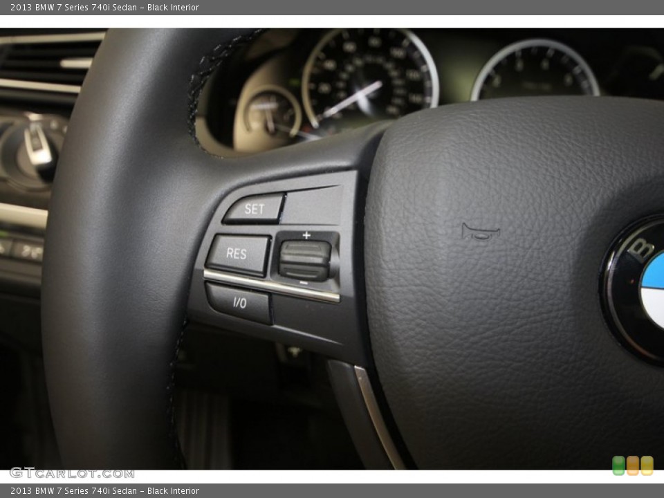 Black Interior Controls for the 2013 BMW 7 Series 740i Sedan #71553746