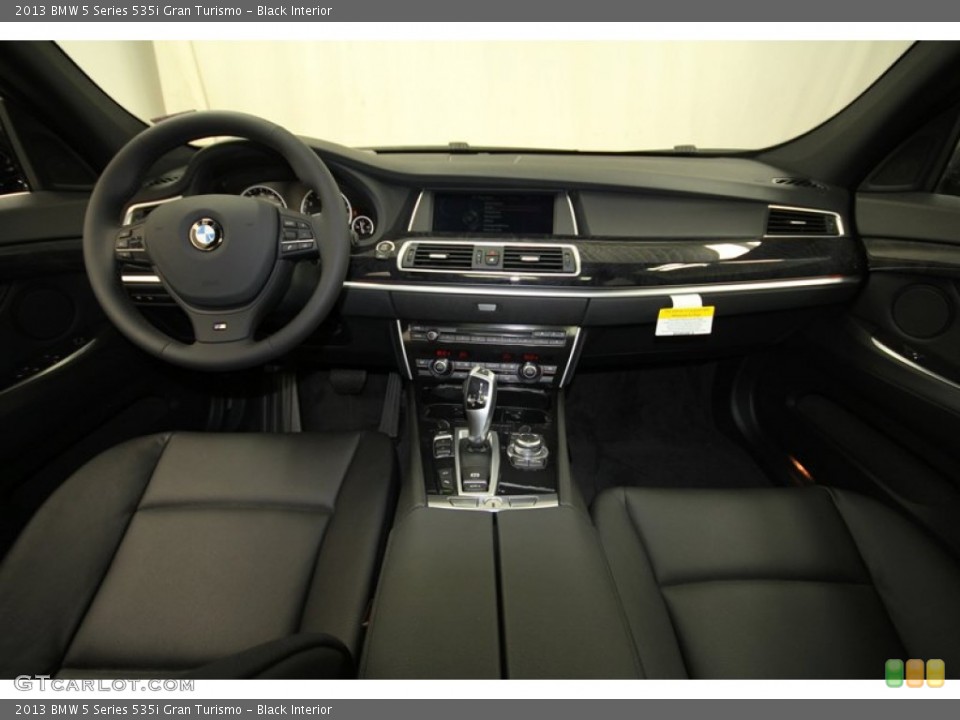Black Interior Dashboard for the 2013 BMW 5 Series 535i Gran Turismo #71554345