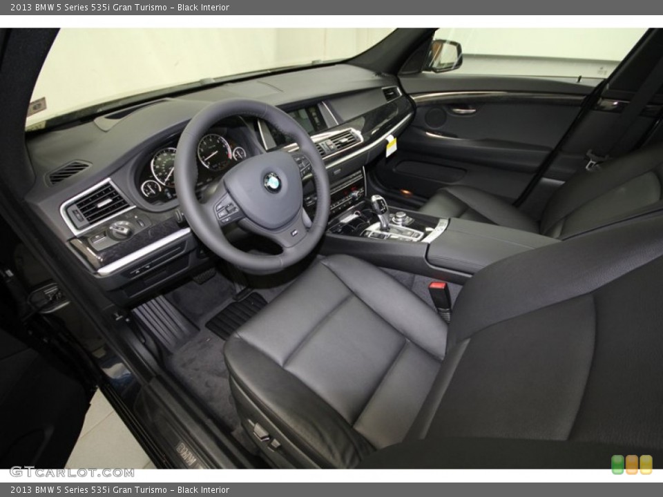 Black Interior Prime Interior for the 2013 BMW 5 Series 535i Gran Turismo #71554410