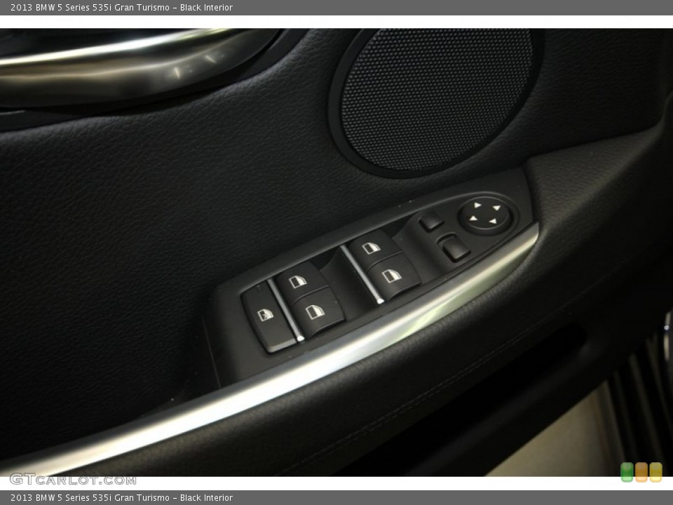 Black Interior Controls for the 2013 BMW 5 Series 535i Gran Turismo #71554435