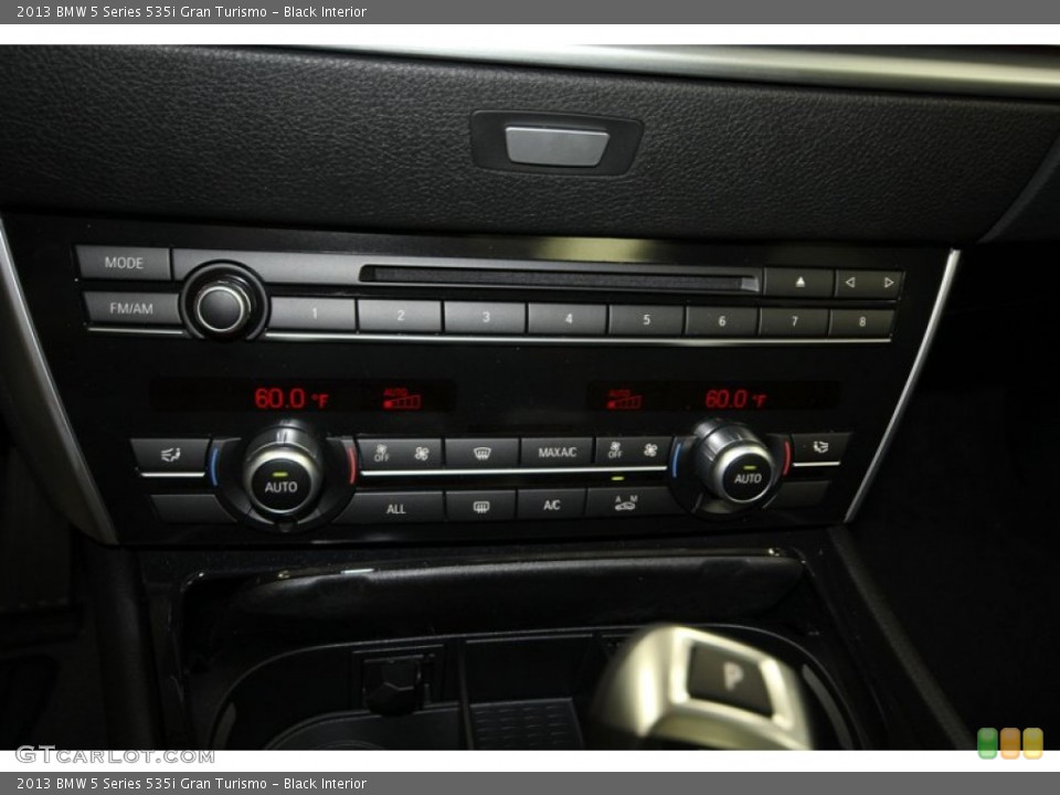Black Interior Controls for the 2013 BMW 5 Series 535i Gran Turismo #71554476