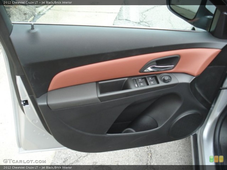 Jet Black/Brick Interior Door Panel for the 2012 Chevrolet Cruze LT #71555161