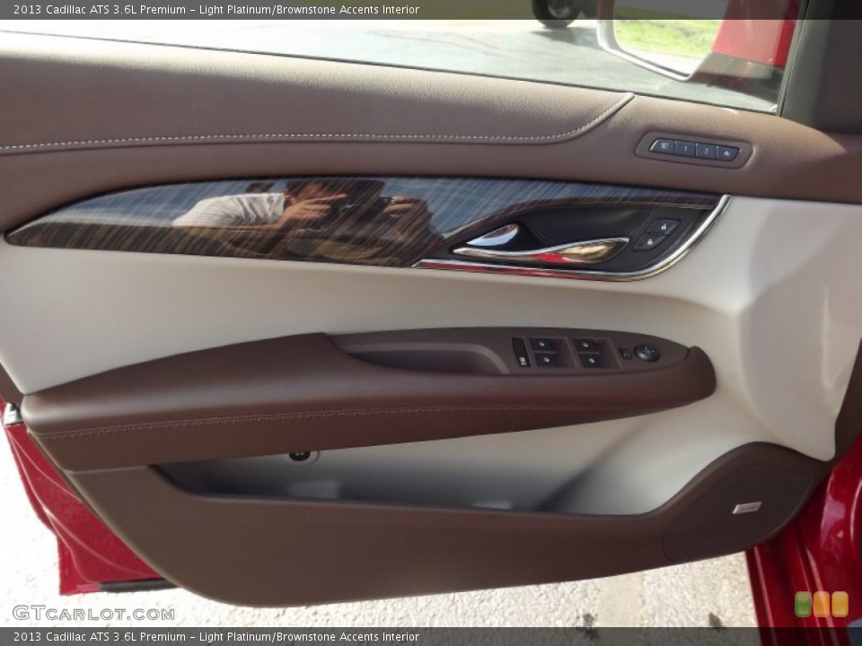 Light Platinum/Brownstone Accents Interior Door Panel for the 2013 Cadillac ATS 3.6L Premium #71556607