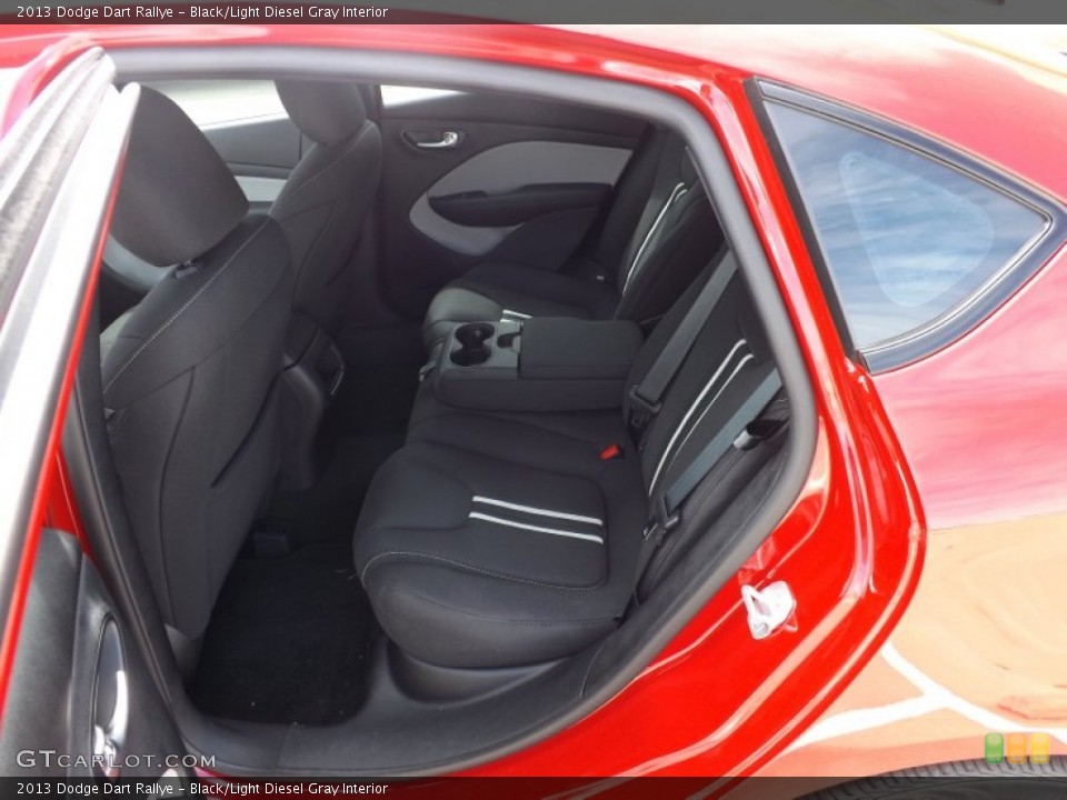 Black/Light Diesel Gray Interior Rear Seat for the 2013 Dodge Dart Rallye #71557015