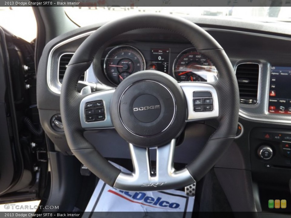 Black Interior Steering Wheel for the 2013 Dodge Charger SRT8 #71557618