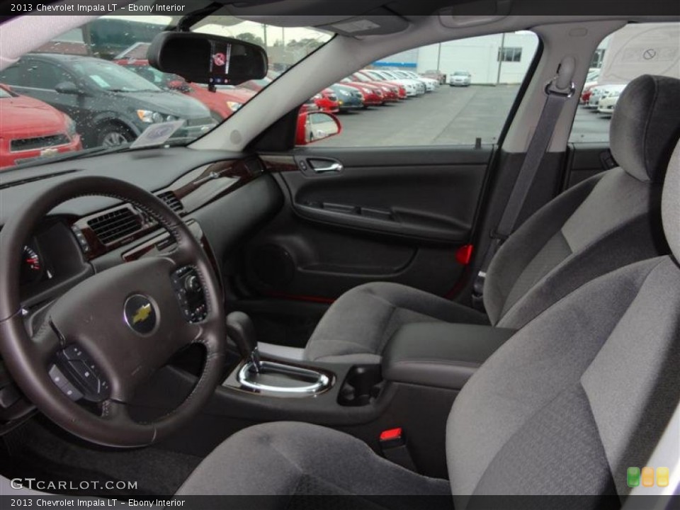 Ebony Interior Front Seat for the 2013 Chevrolet Impala LT #71558374