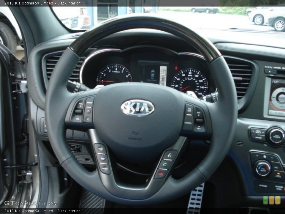 Black Interior Steering Wheel for the 2013 Kia Optima SX Limited #71560474