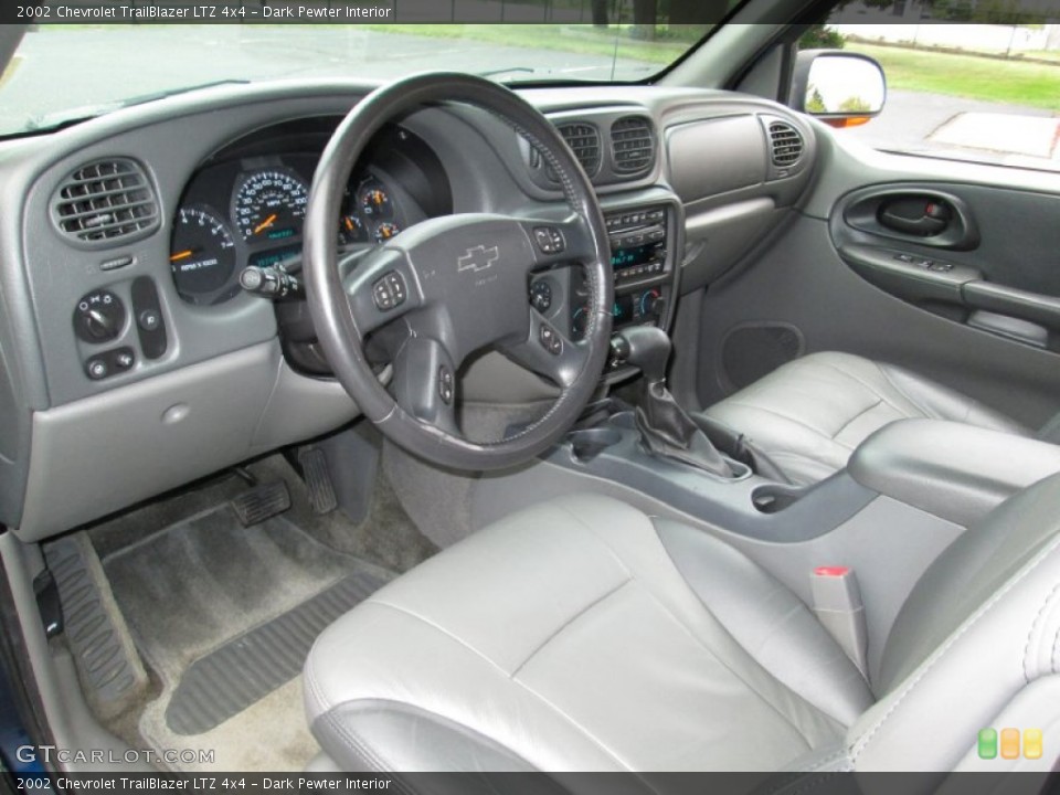 Dark Pewter Interior Prime Interior for the 2002 Chevrolet TrailBlazer LTZ 4x4 #71563099