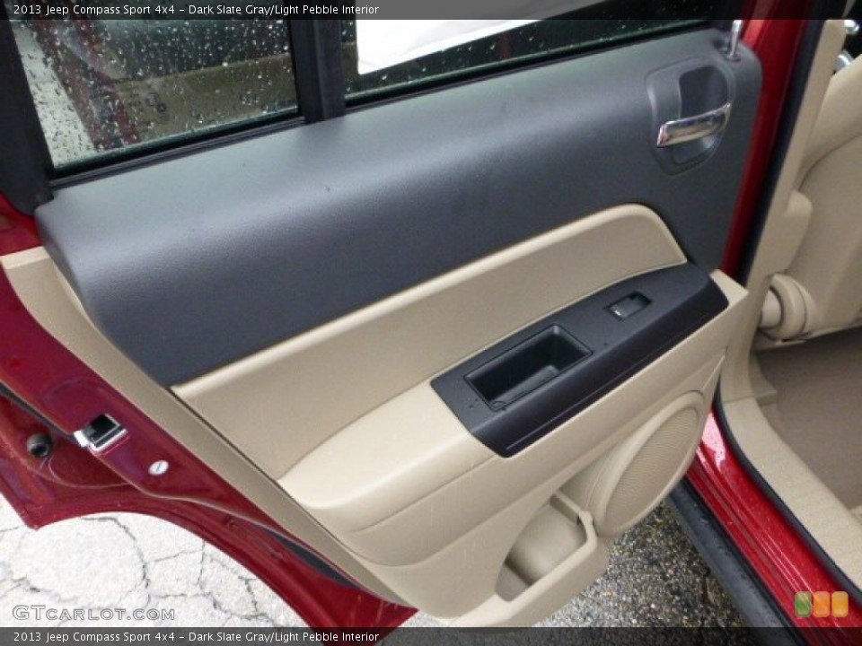 Dark Slate Gray/Light Pebble Interior Door Panel for the 2013 Jeep Compass Sport 4x4 #71564485