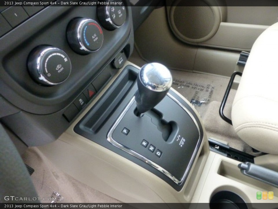 Dark Slate Gray/Light Pebble Interior Transmission for the 2013 Jeep Compass Sport 4x4 #71564512