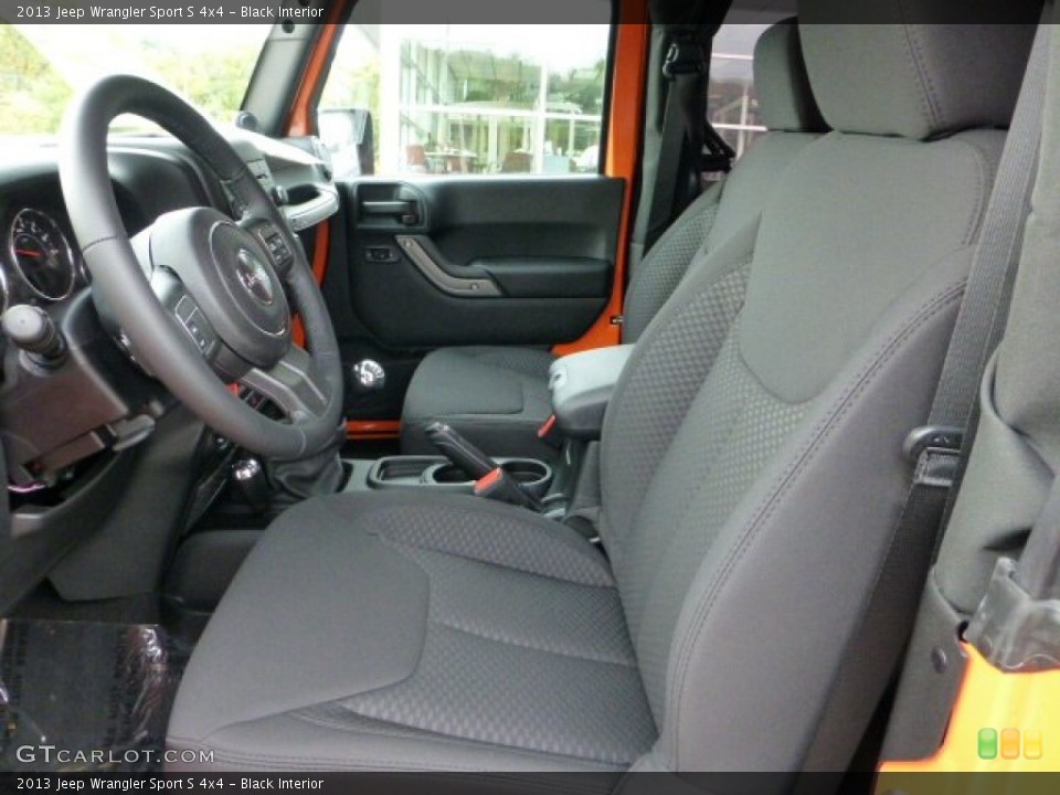 Black Interior Photo for the 2013 Jeep Wrangler Sport S 4x4 #71564786