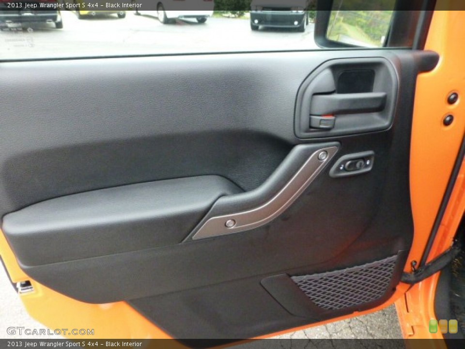Black Interior Door Panel for the 2013 Jeep Wrangler Sport S 4x4 #71564812