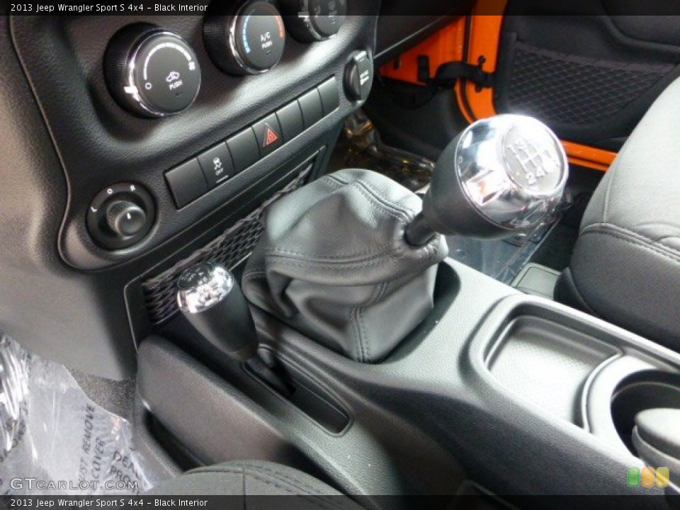 Black Interior Transmission for the 2013 Jeep Wrangler Sport S 4x4 #71564830