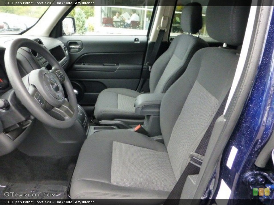 Dark Slate Gray Interior Photo for the 2013 Jeep Patriot Sport 4x4 #71565454