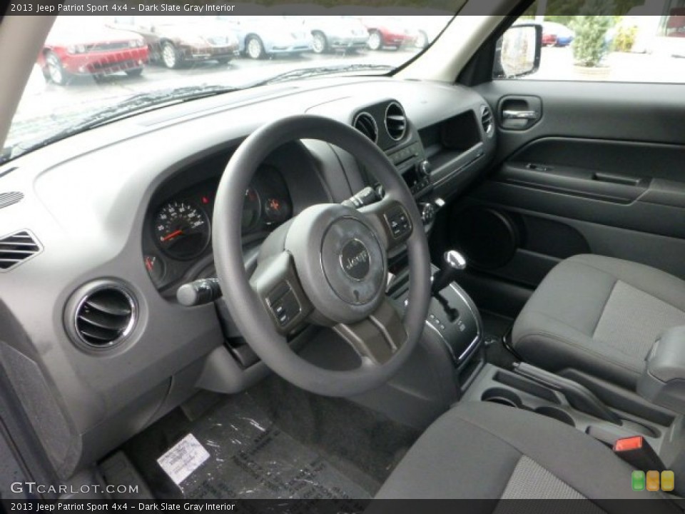 Dark Slate Gray Interior Photo for the 2013 Jeep Patriot Sport 4x4 #71565496