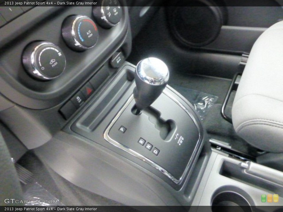 Dark Slate Gray Interior Transmission for the 2013 Jeep Patriot Sport 4x4 #71565505