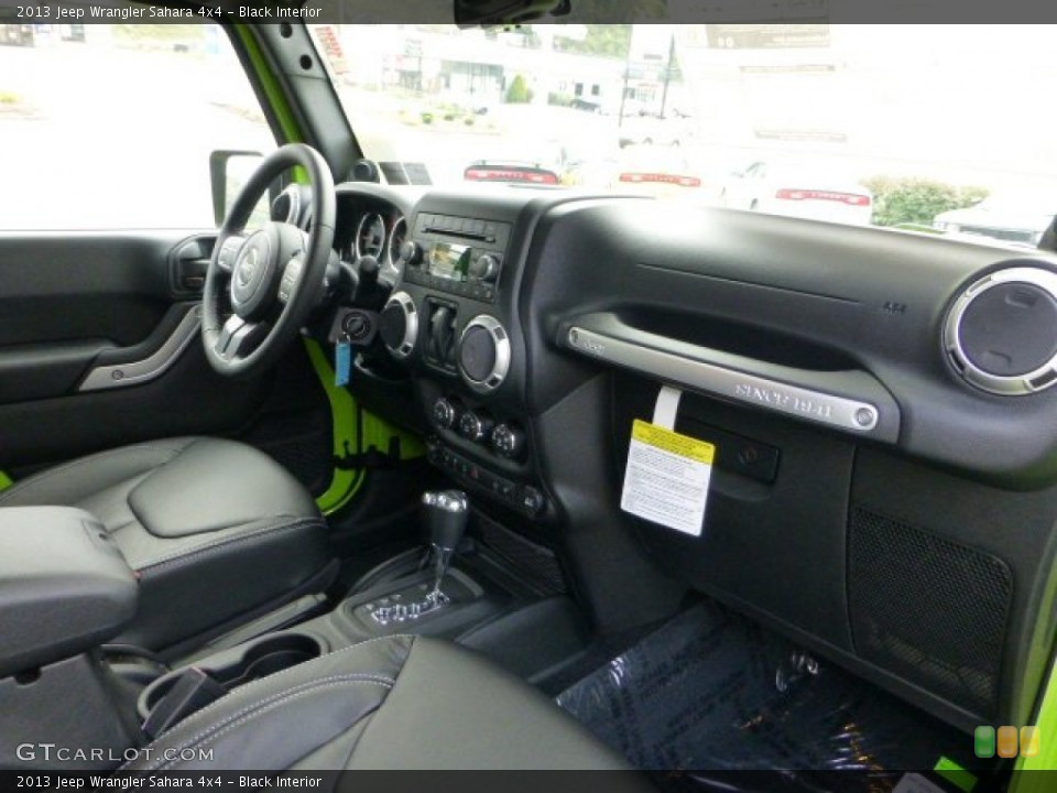 Black Interior Dashboard for the 2013 Jeep Wrangler Sahara ...
 2013 Jeep Wrangler Black Interior