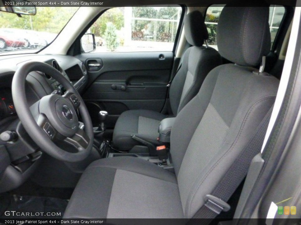 Dark Slate Gray Interior Photo for the 2013 Jeep Patriot Sport 4x4 #71565958