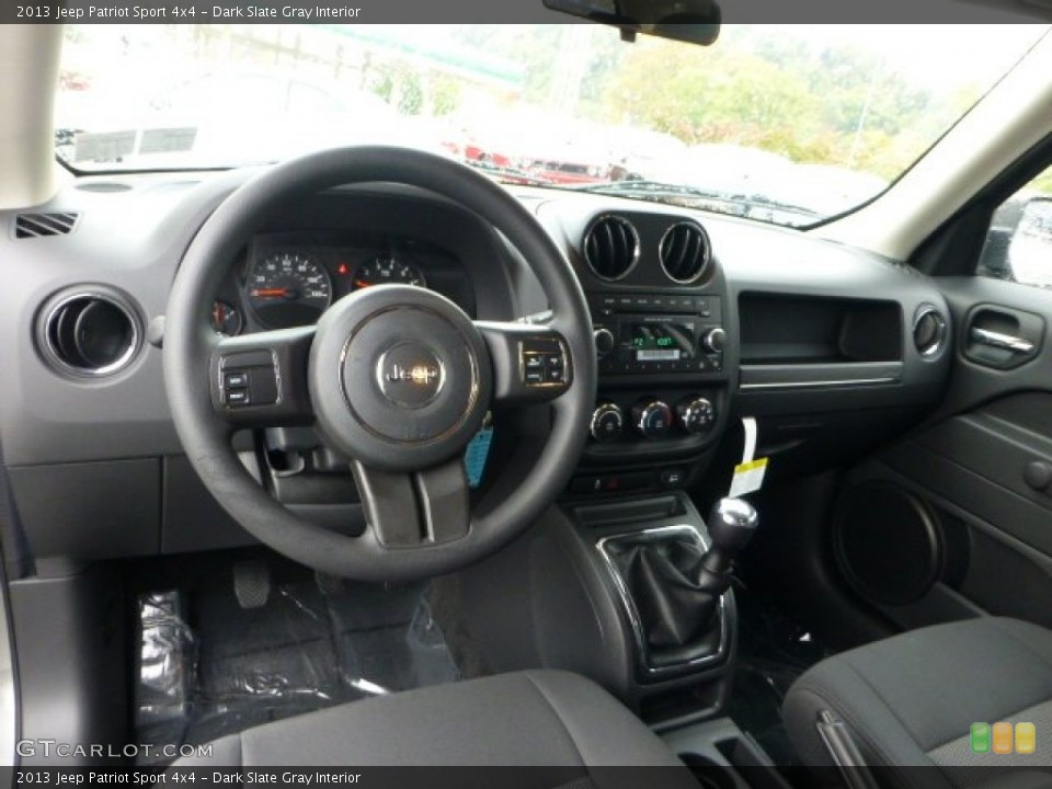Dark Slate Gray Interior Prime Interior for the 2013 Jeep Patriot Sport 4x4 #71565976