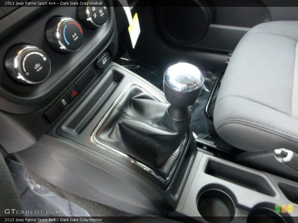 Dark Slate Gray Interior Transmission for the 2013 Jeep Patriot Sport 4x4 #71566012
