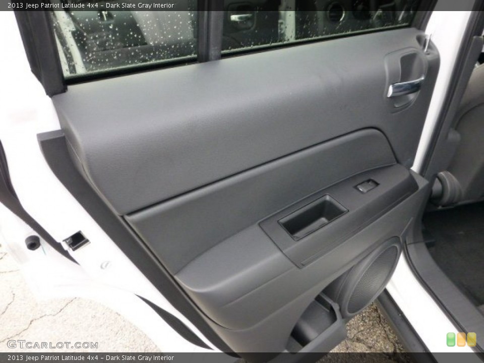 Dark Slate Gray Interior Door Panel for the 2013 Jeep Patriot Latitude 4x4 #71566486
