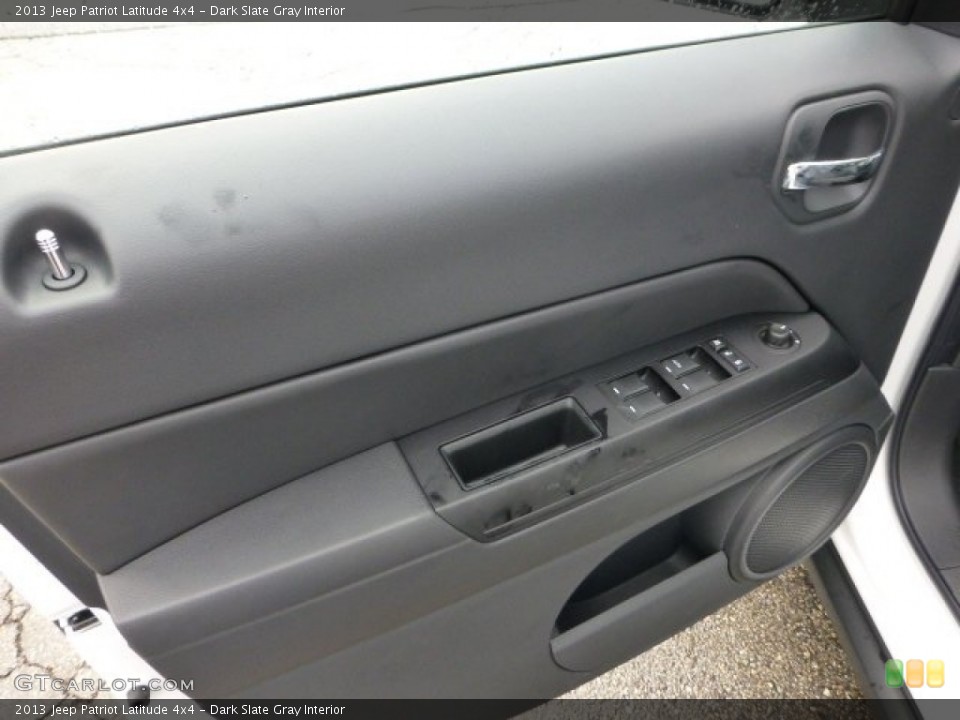 Dark Slate Gray Interior Door Panel for the 2013 Jeep Patriot Latitude 4x4 #71566495