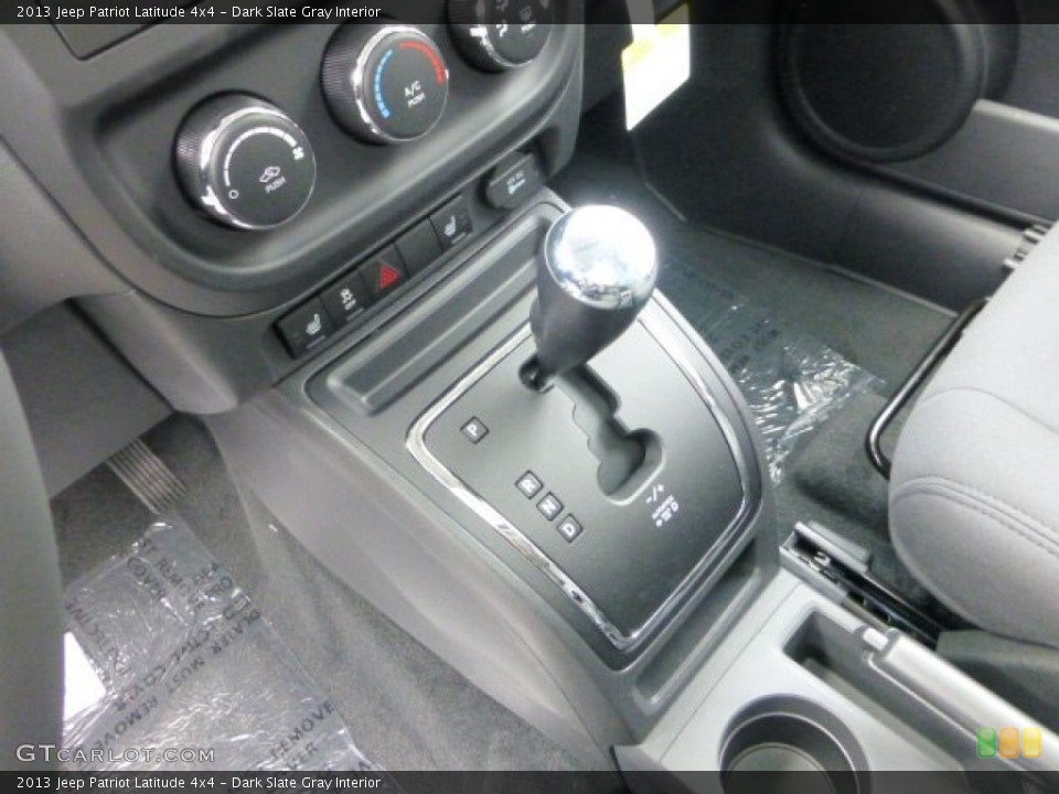Dark Slate Gray Interior Transmission for the 2013 Jeep Patriot Latitude 4x4 #71566519