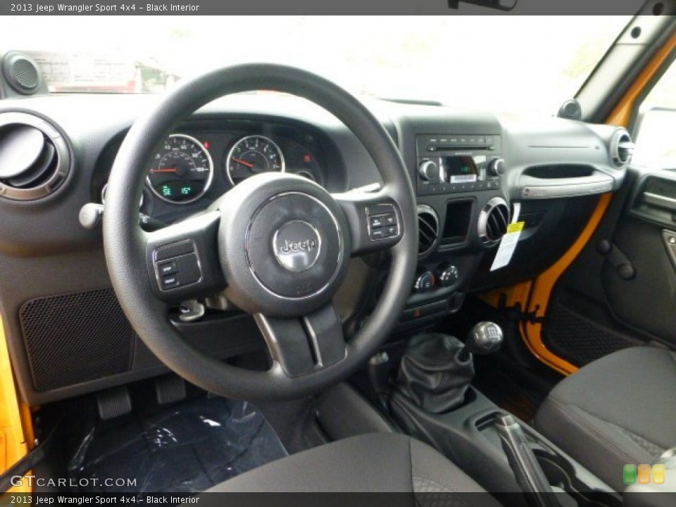Black Interior Photo for the 2013 Jeep Wrangler Sport 4x4 #71566642
