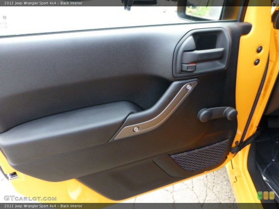 Black Interior Door Panel for the 2013 Jeep Wrangler Sport 4x4 #71566651