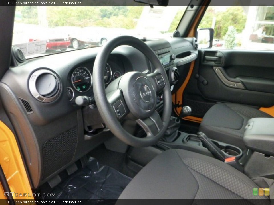 Black Interior Photo for the 2013 Jeep Wrangler Sport 4x4 #71566661