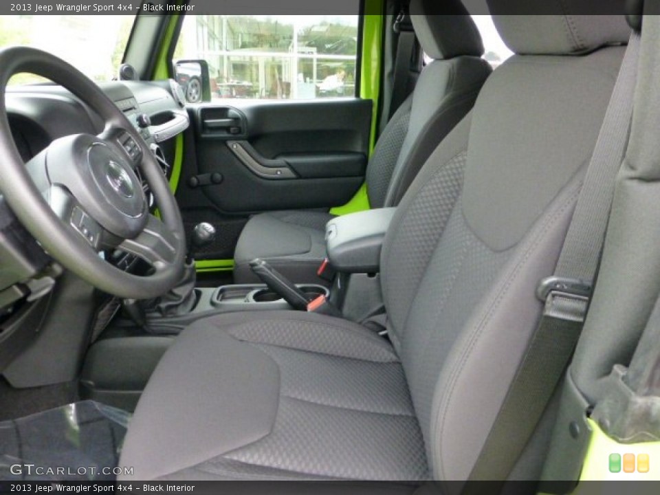 Black Interior Photo for the 2013 Jeep Wrangler Sport 4x4 #71567152