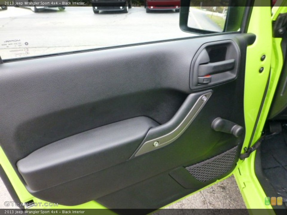 Black Interior Door Panel for the 2013 Jeep Wrangler Sport 4x4 #71567176