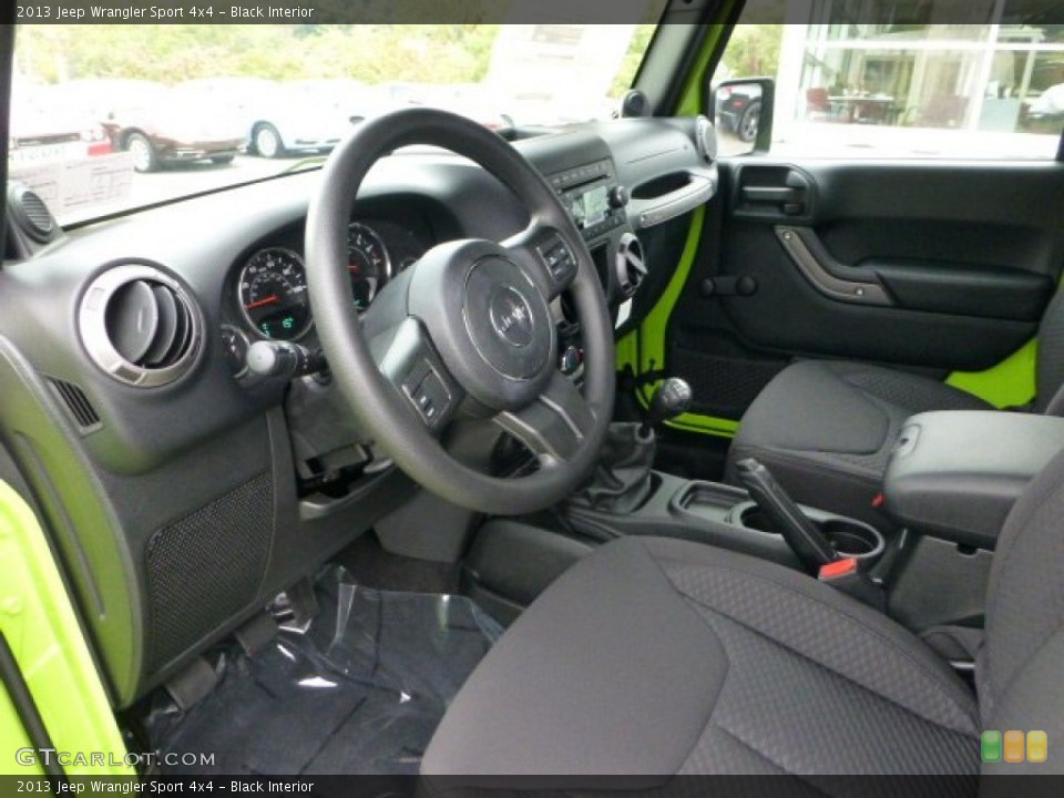 Black Interior Photo for the 2013 Jeep Wrangler Sport 4x4 #71567185