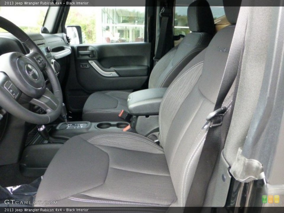 Black Interior Photo for the 2013 Jeep Wrangler Rubicon 4x4 #71567500