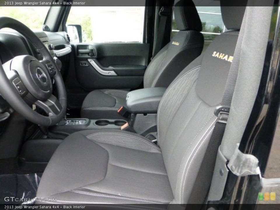 Black Interior Photo for the 2013 Jeep Wrangler Sahara 4x4 #71568184