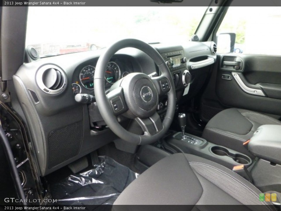 Black Interior Prime Interior for the 2013 Jeep Wrangler Sahara 4x4 #71568224