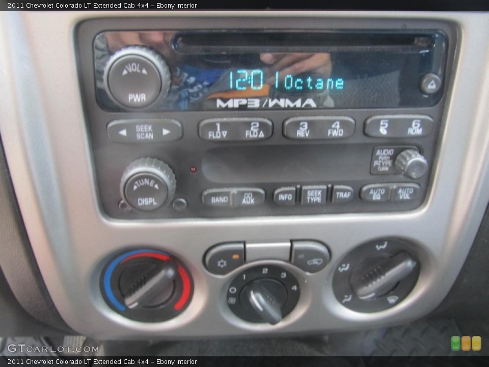 Ebony Interior Audio System for the 2011 Chevrolet Colorado LT Extended Cab 4x4 #71568710
