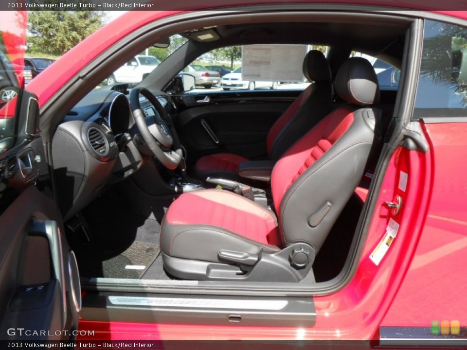 Black/Red Interior Photo for the 2013 Volkswagen Beetle Turbo #71568802