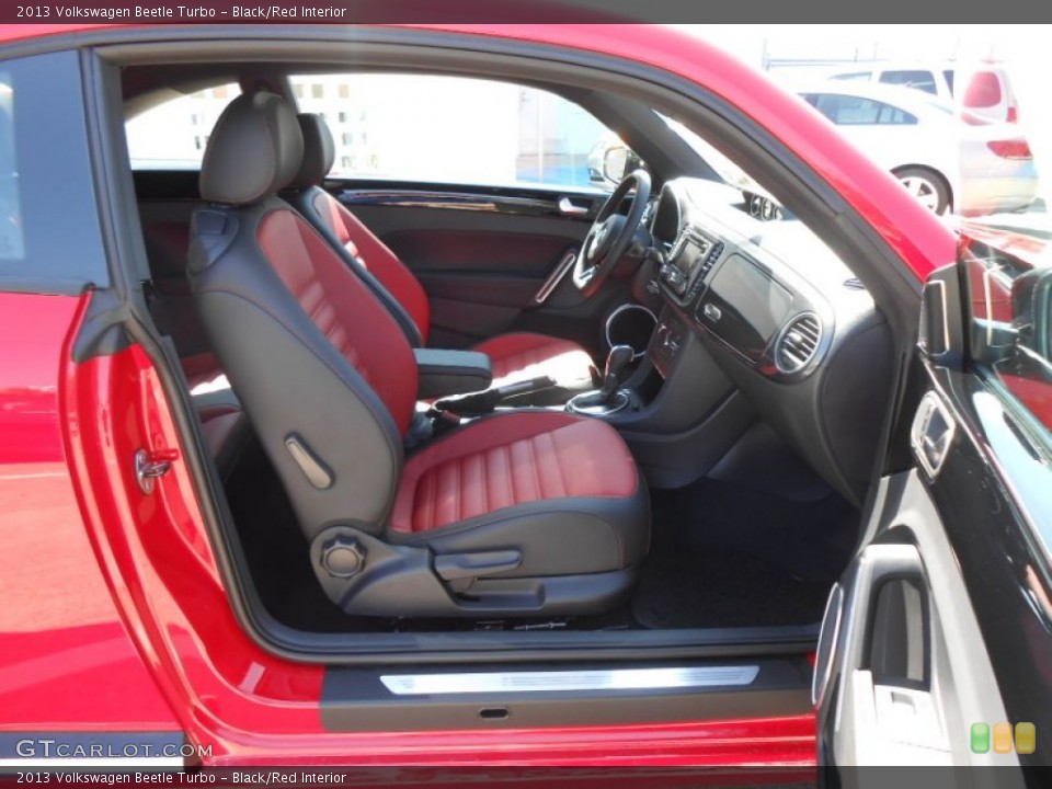 Black/Red Interior Photo for the 2013 Volkswagen Beetle Turbo #71568823