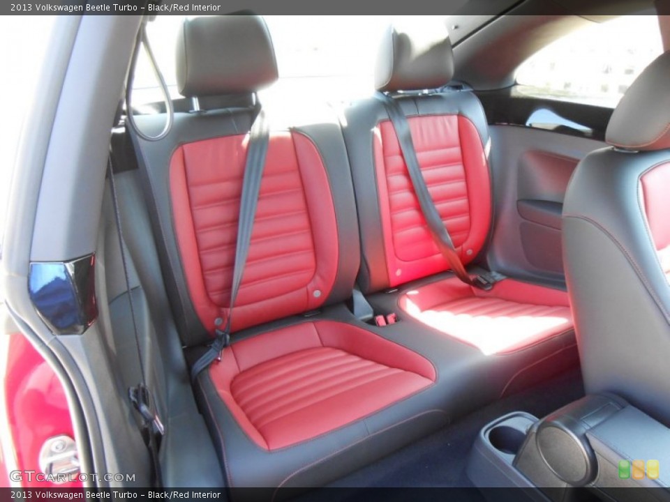Black/Red Interior Photo for the 2013 Volkswagen Beetle Turbo #71568829
