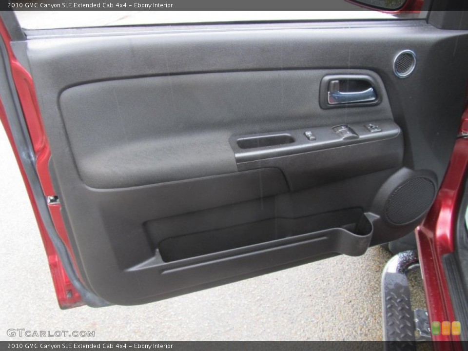 Ebony Interior Door Panel for the 2010 GMC Canyon SLE Extended Cab 4x4 #71569050