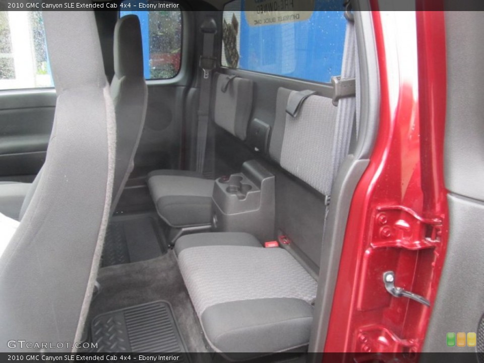 Ebony Interior Photo for the 2010 GMC Canyon SLE Extended Cab 4x4 #71569069