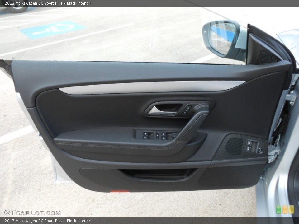 Black Interior Door Panel for the 2013 Volkswagen CC Sport Plus #71570302