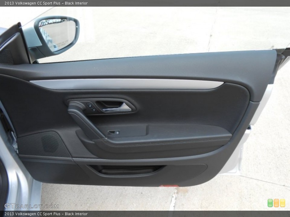 Black Interior Door Panel for the 2013 Volkswagen CC Sport Plus #71570320