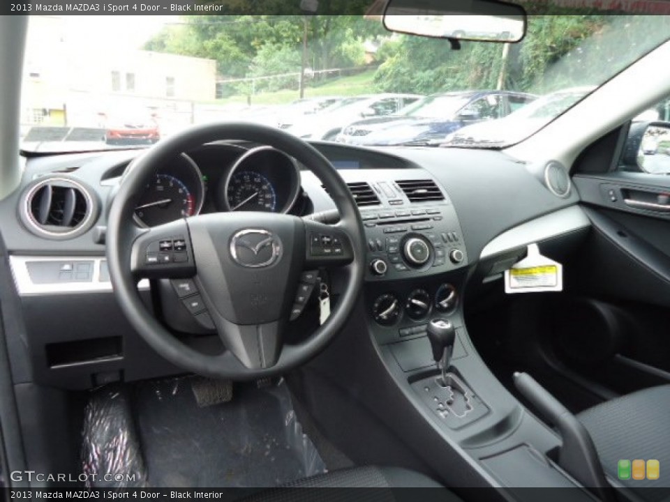 Black Interior Prime Interior for the 2013 Mazda MAZDA3 i Sport 4 Door #71570851