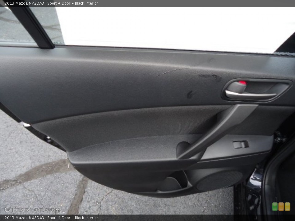 Black Interior Door Panel for the 2013 Mazda MAZDA3 i Sport 4 Door #71570860