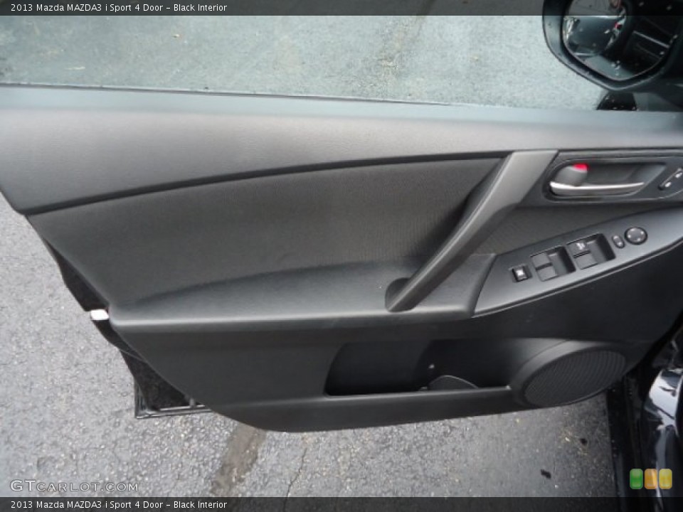 Black Interior Door Panel for the 2013 Mazda MAZDA3 i Sport 4 Door #71570869